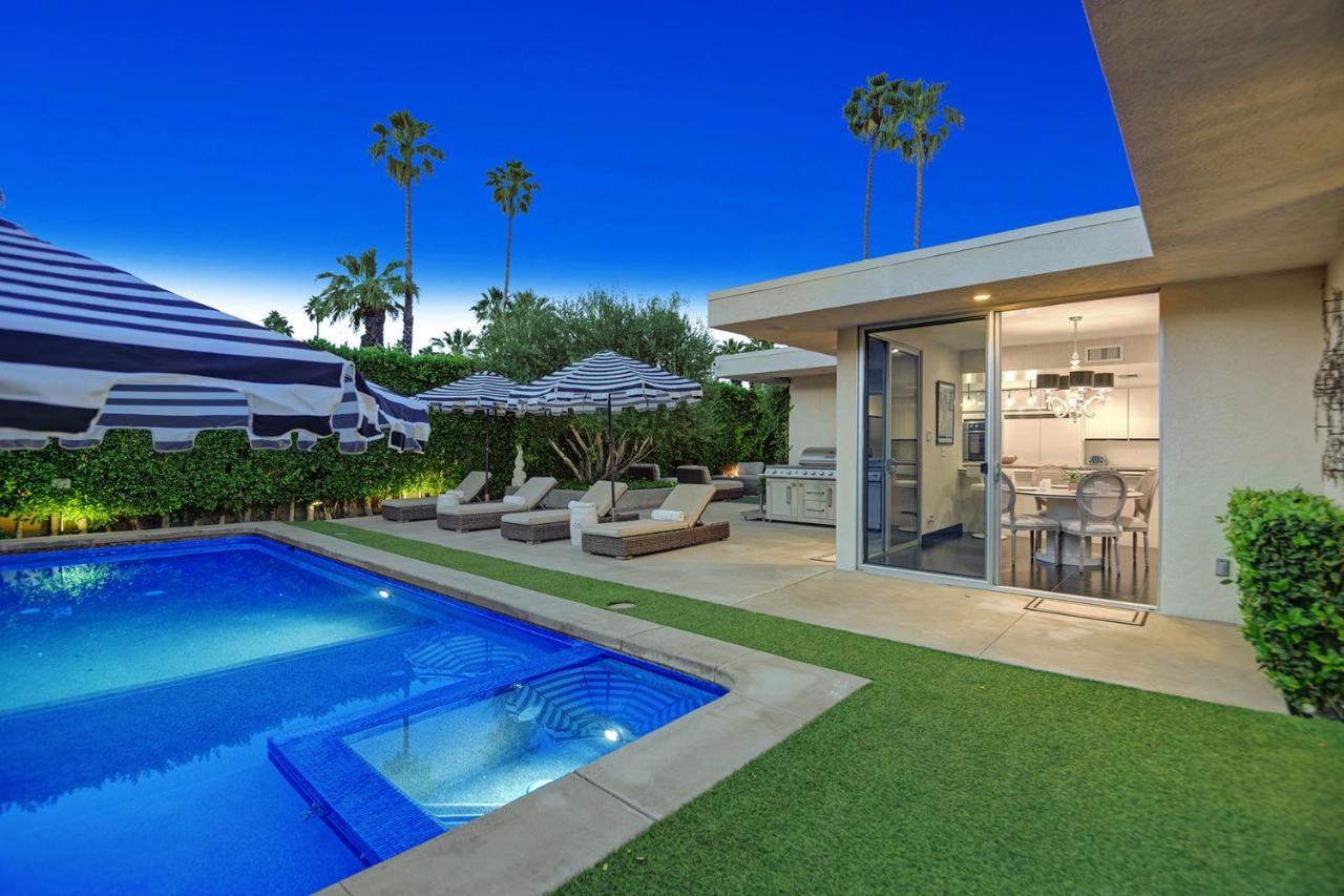 Canyon Palms Estate- Ultra-Luxe, Pool, Spa, Firepit, Outdoor Kitchen & More 棕榈泉 外观 照片